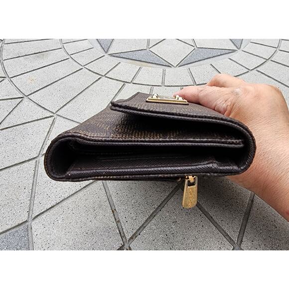 Michael Kors Jet Set Signature Checkbook Continental Wallet Vintage - Picture 12 of 13